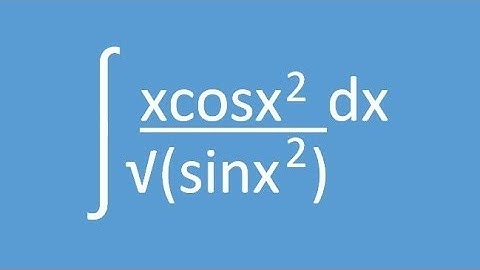 Basic Integration Example 18 (Using Substitution to be Sure)