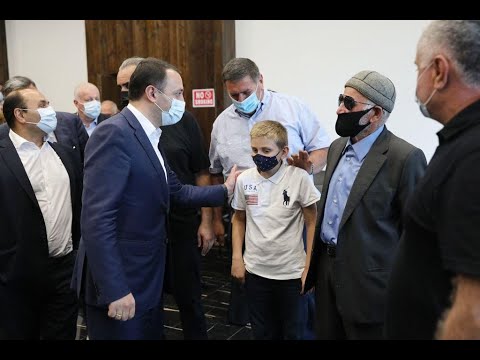 შეხვედრა მესტიის უხუცესებთან და ფოლკლორის ცენტრის წარმომადგენლებთან