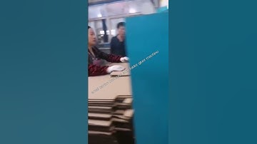 ZH BZD semi auto corrugated carton folding gluing machine