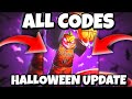 ALL GHOST STYLE HALLOWEEN UPDATE CODES FOR BASKETBALL ZERO! ROBLOX BASKETBALL ZERO CODES