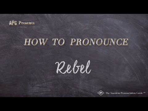How to Pronounce Rebel (Real Life Examples!)