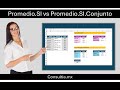 PROMEDIO SI VS PROMEDIO SI CONJUNTO