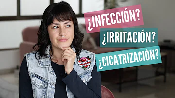 ¿Mi piercing labial está infectado o está cicatrizando?