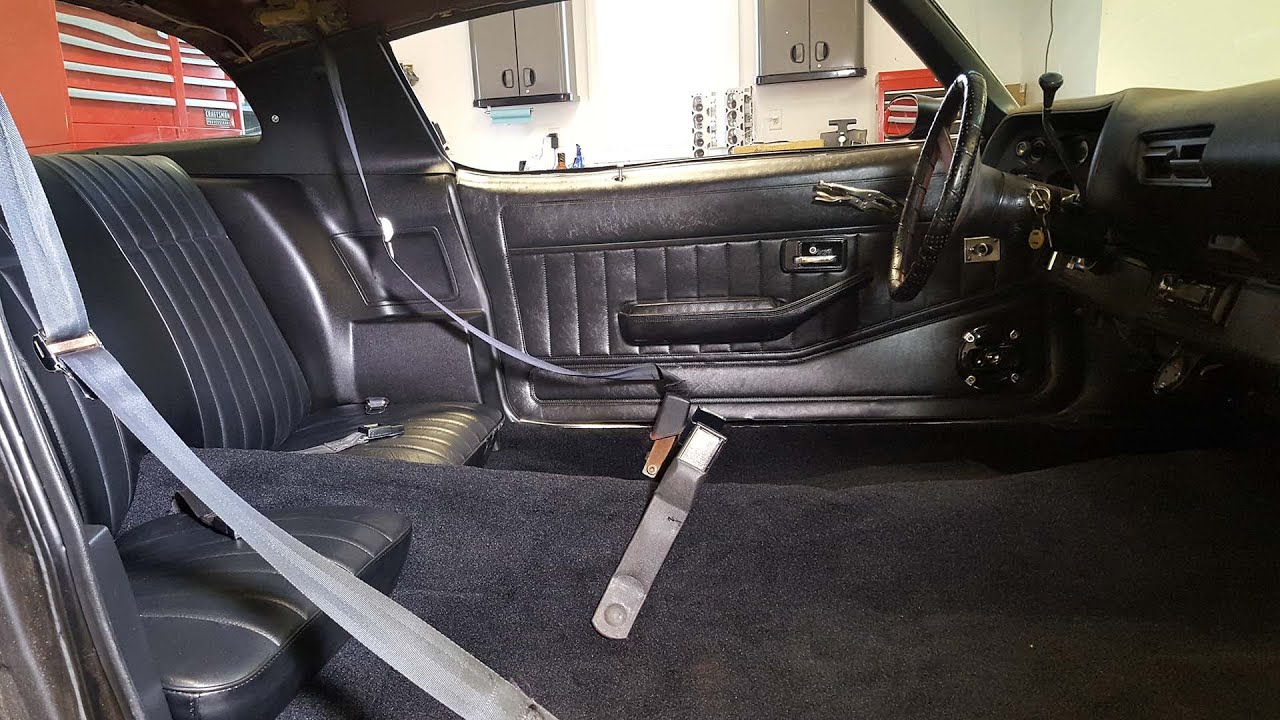 Camaro Interior Overhaul Installing Boom Mat And New Carpet