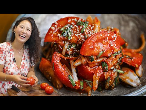 A New Way to Enjoy Summer! Tomato Kimchi 