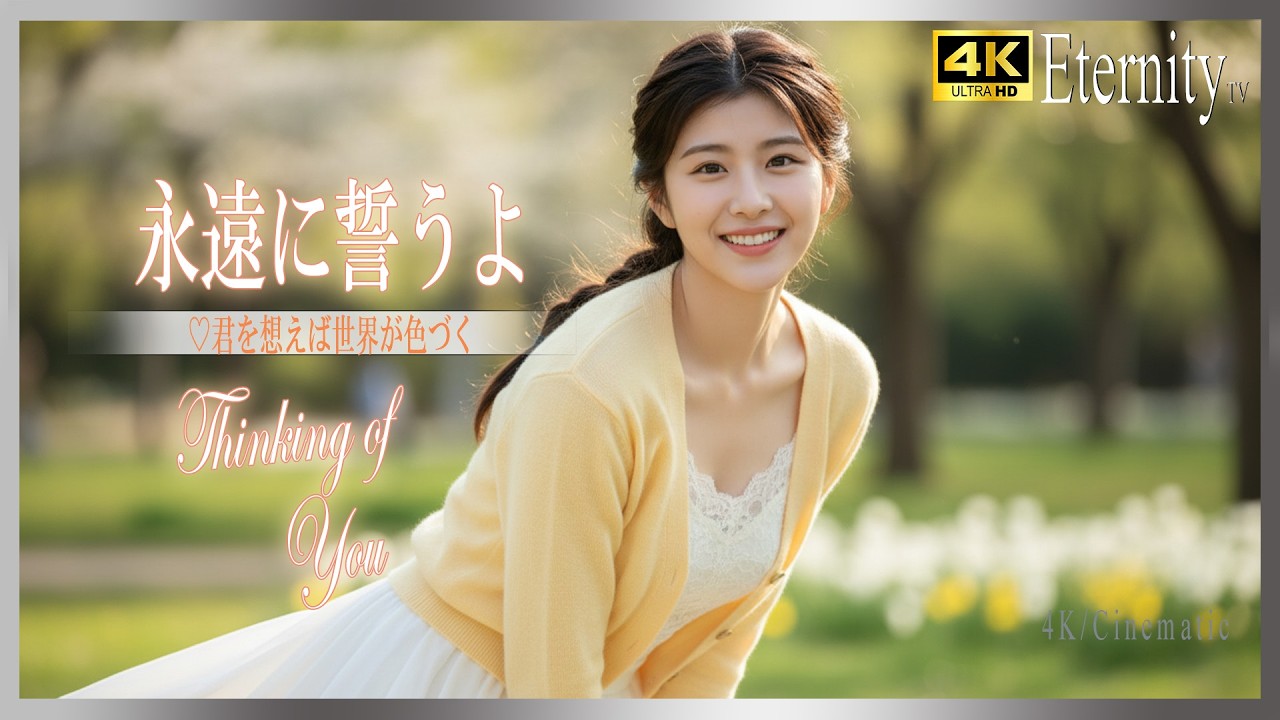 【MV] 【【永遠に誓うよ】君を想えば、世界が色づく｜感動の純愛バラード｜Thinking of You　携帯サイズ　(Official Video)【I Swear Forever】