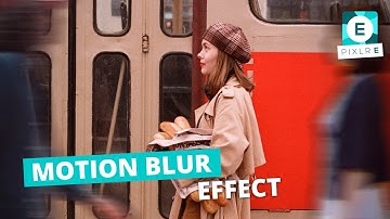 Create a Motion Blur Effect in Pixlr E