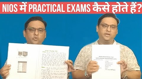 NIOS PRACTICAL EXAMS कैसे होते हैं? SOLVED PRACTICAL FILE II SOLVED PRACTICAL PDF I VCIC GURUJI