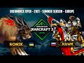 Sonik (NE) vs Hawk (HU) DreamHack Open - 2021 Summer с Майкером