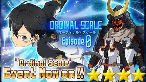Sword Art Online : Memory Defrag | Easy 4star Ordinal Scale Gear Farming