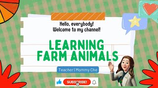 LEARNING FARM ANIMALS VIDEO