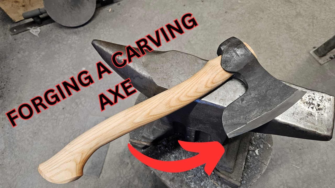 Blacksmithing: Forging a carving axe