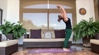 Yoga for breast cancer, 20 min practice, moderate vigor