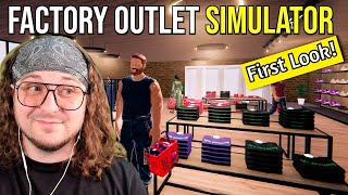 Opening My Own CLOTHING DESIGN STORE! (Let's Look at Factory Outlet Simulator)
