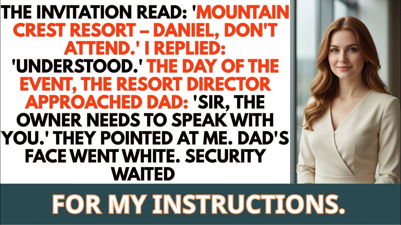 Dad's Party Said 'Don't Attend'   Then Security Called Me 'Owner'