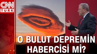 Bursa'daki 'UFO' görünümlü bulutun sırrını Prof. Dr. Orhan Şen açıkladı! Mercek bulutunun sırrı...