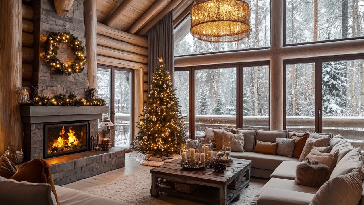 How Does The Snowy Windstorm And Crackling Fire Create The Ultimate Winter Relaxation?