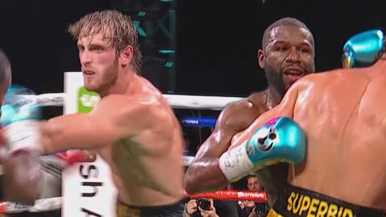 Logan Paul vs Floyd Mayweather Fight HIGHLIGHTS