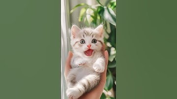 A Adorable Kitten Sings APT 🐱🎶🌸 #pets #cat #funny