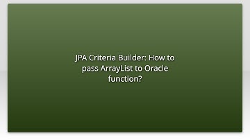 JPA Criteria Builder: How to pass ArrayList to Oracle function?