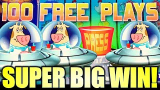 RARE 100 FREE PLAYS TRIGGER! BETTER THAN A UNICOW!? INVADERS ATTACK FROM PLANET MOOLAH Slot Machine