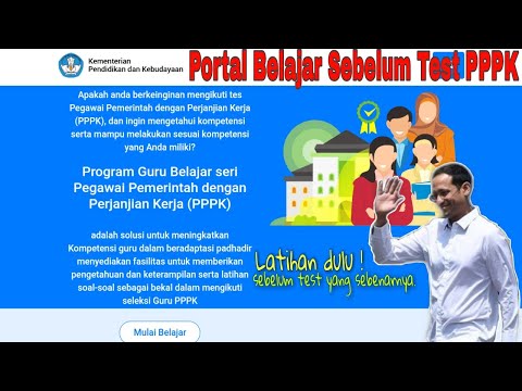 Pelatihan gratis dari kemendikbud bagi calon PPPK 2021 ! Portal belajar sebelum test PPPK