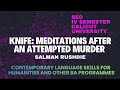 Knife: Meditations After a Murder Attempt by Rushdie