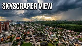 15 Minutes of Dramatic Clouds Over the City ☁️ Cinematic 4K Timelapse