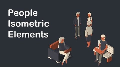People Isometric Elements After Effects Templates