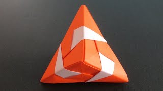 折り紙 両三角錐 Origami Triangular Pyramid Youtube 折り紙 両三角錐 Origami Triangular Pyramid Youtube