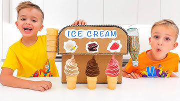 فلاد ونيكي يستمتعان مع أمي | فيديوهات مضحكة للأطفال