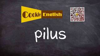 Pilus   Pronunciation, Paraphrase, Listen & Practice