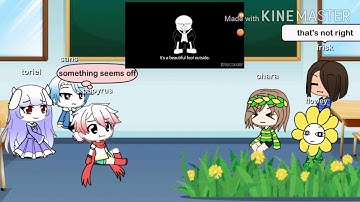 Undertale reacts to sans I