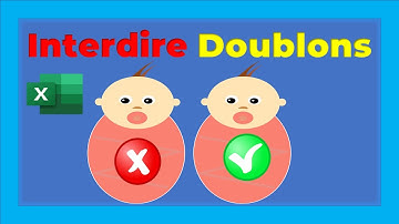 Comment Interdire les saisies de données en double⛔⚠️🛑🚦