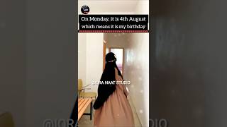 My Birthday Is On Monday