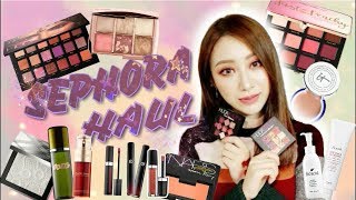 ⭐超下饭大满足⭐$1000 SEPHORA VIB SALE HAUL | 全都上脸试给你们看 | 还有我的沙漠黄昏眼妆 |手把手教你化利落眉形