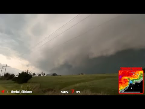 Tracking Tornado Warned Supercells In Oklahoma - Live As It Happened 