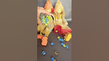 The Wonders of a Reverse Video: Marbles and Glass Gems. #marbleart #reverse #glassmarbles