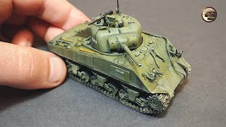 Модель, КОТОРАЯ мне ПОНРАВИЛАСЬ - M4А2 ШЕРМАН от Звезды в 1/72. ФИНАЛ Проекта