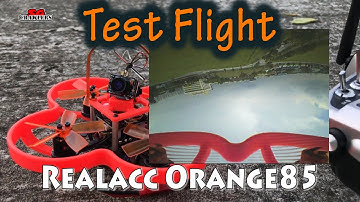 Micro Racing drone maiden flight - Realacc Orange85 FPV Racer in the field