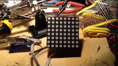 8x8 RGB LED Matrix arduino powered