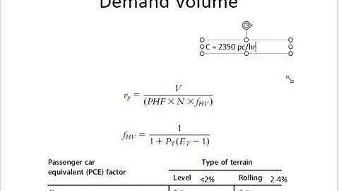 Basic Freeway Segment Examples