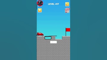 Draw Bridge level 417 || Draw Bridge Car || #drawbridge #viral #mobilegames #shorts #cargames