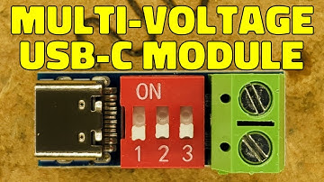 Cheap USB-C programmable PD voltage module for 5,9,12,15,20V