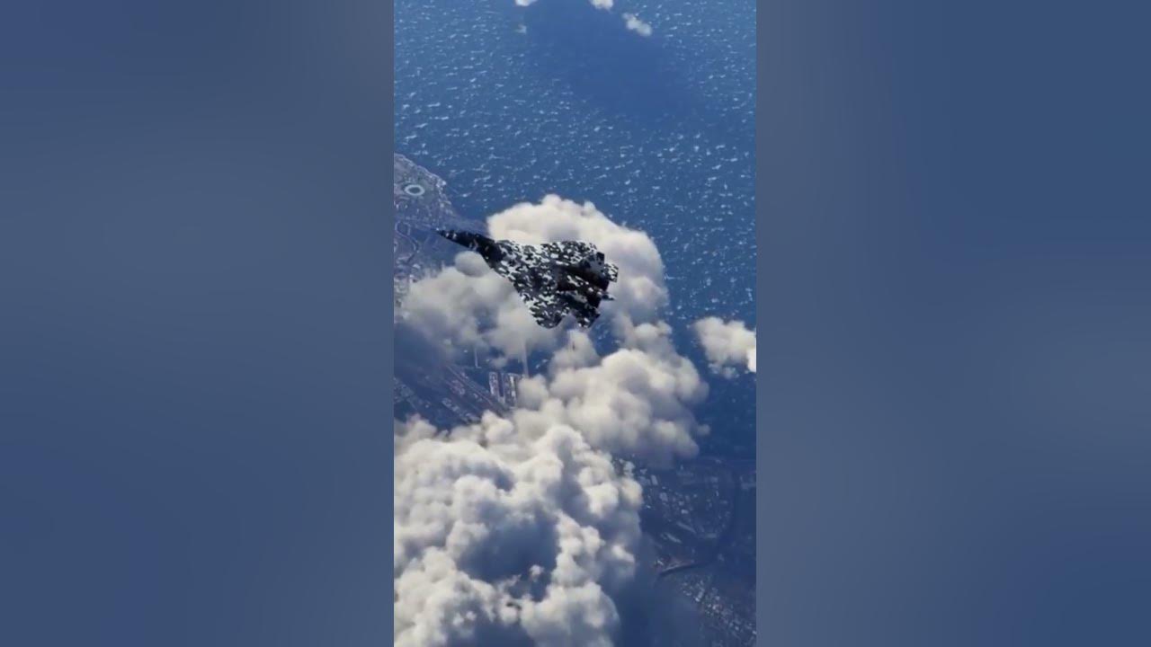 SU-57 breaking the sound barrier #aviation #aviationlovers