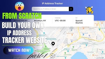 Build an IP Address Tracker Web App from Scratch! | Full Tutorial for Beginners||#api project
