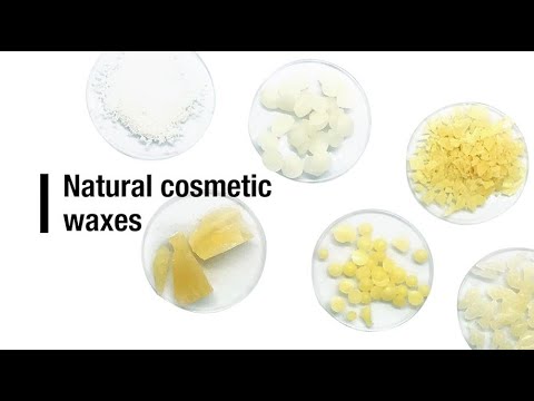 Natural cosmetic waxes