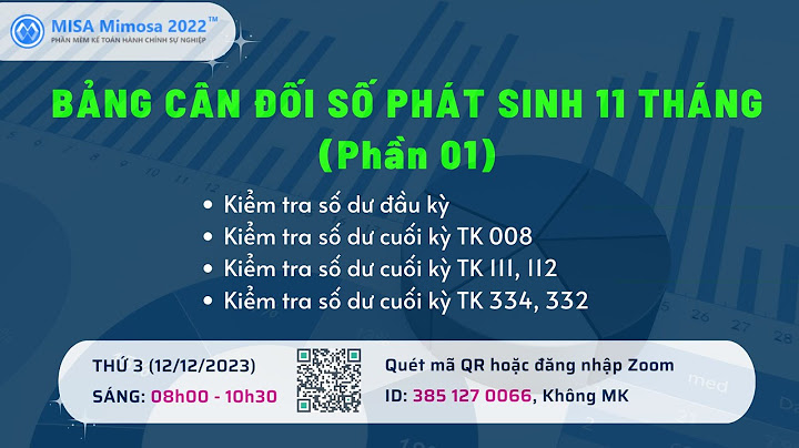 Hướng dẫn sử dụng phần mềm misa mimosa net 2023