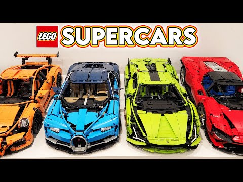 Lego Technic Ferrari Daytona SP3 vs Lamborghini Sián FKP 37 » Lego