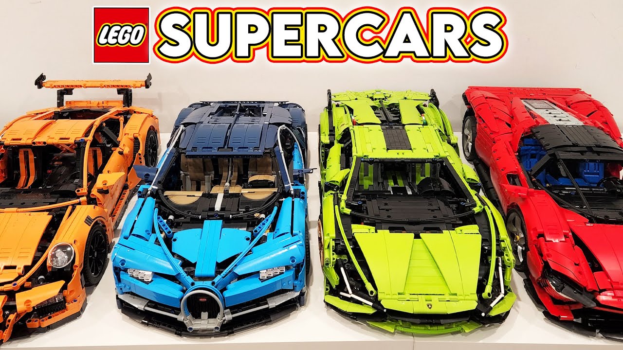 Comparaison de la collection LEGO Technic Ultimate Car jusqu'à présent